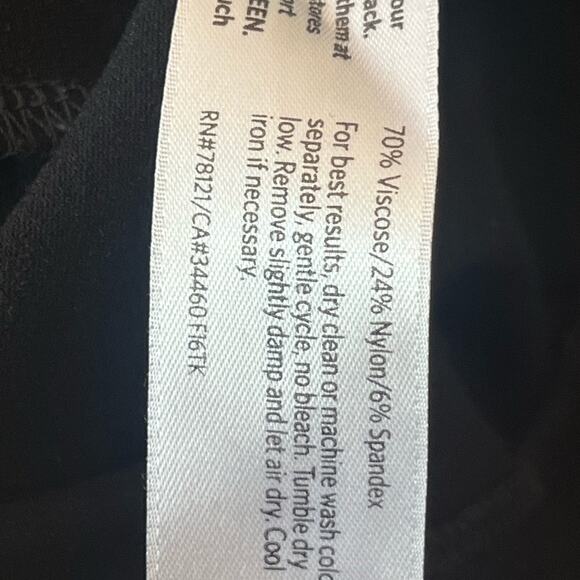 Eileen Fisher Slinky Black Old Money Minimalist Viscose Nylon Spandex Jacket XS - Picture 7 of 7